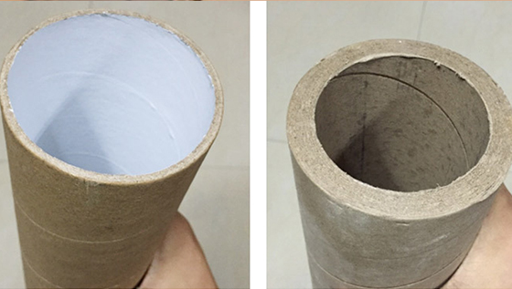 全部使用純紙管，薄紙管